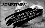 SOMETIMES WallArt