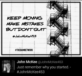 KEEP MOVING WallArt