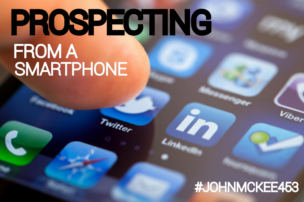 Prospecting From A SmartPhone