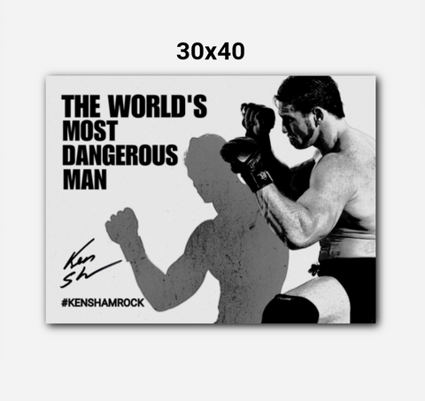 Ken Shamrock The Worlds Most Dangerous Man WallArt